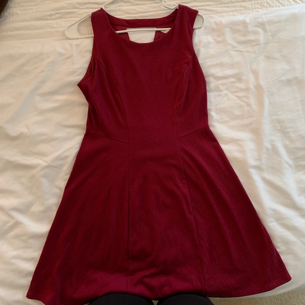 Lauren Conrad - maroon dress